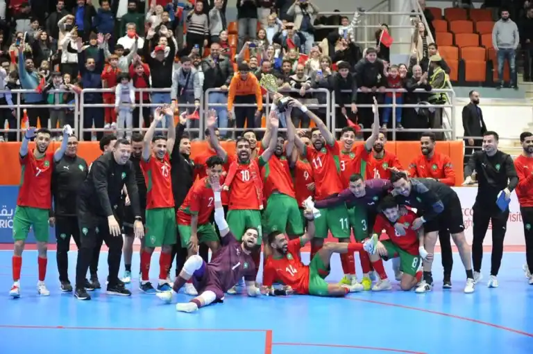 أسود الفوتسال يحصدون لقب دوري بركان الدولي بعد انتصار جديد على ليبيا