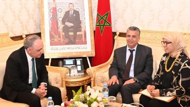 وزير العدل المغربي يجري مباحثات مع المدعي العام الأذربيجاني لتعزيز التعاون القضائي وتبادل الخبرات في تحديث منظومة العدالة ومواجهة الجريمة المنظمة.