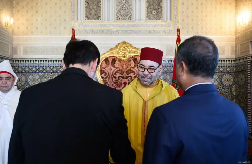 Le Roi Mohammed VI reçoit à Rabat les ambassadeurs étrangers pour la présentation de leurs lettres de créance 1 الملك محمد السادس يستقبل بالرباط سفراء أجانب لتقديم أوراق اعتمادهم