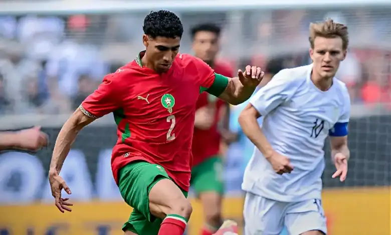 المغرب يتعادل مع النرويج قبل كأس العالم