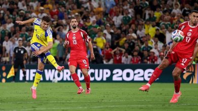 ‏خماسية سويدية تهز تونس في كأس العالم.. عياري وإيساك وجيوكيريش يقودون العرض الكبير