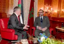 ‏الملك محمد السادس يهنئ عاهل الأردن ويؤكد متانة روابط الأخوة بين البلدين