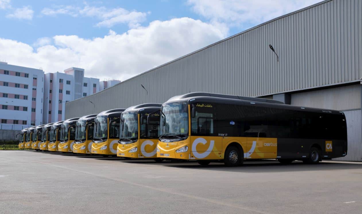 Le Maroc va généraliser les plans de mobilité urbaine et moderniser les gares routières d'ici 2027 1 Les bus de transport urbain au Maroc dans le cadre du programme de modernisation du parc de transports collectifs
