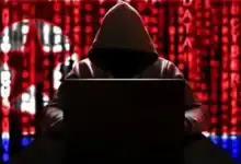 Le logo de la plateforme de cryptomonnaies Binance après l'annonce d'une violation de sécurité à grande échelle